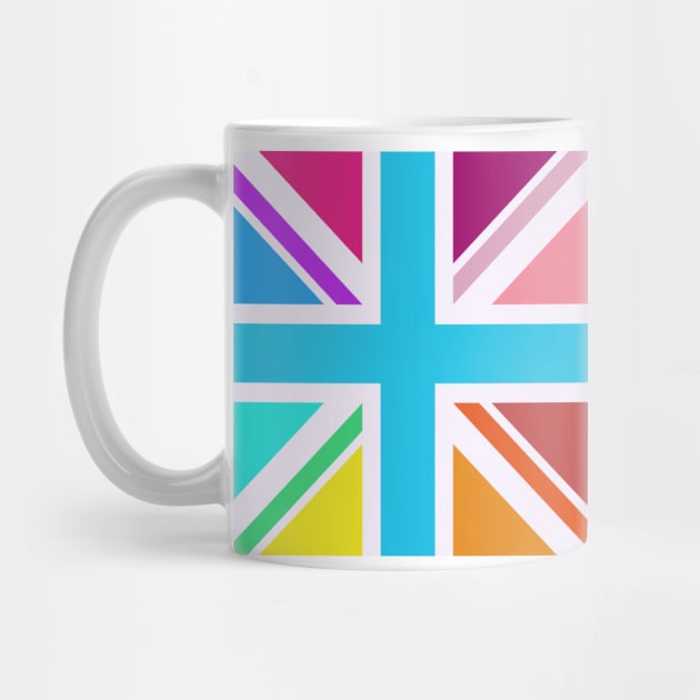 Square Union Jack Flag Multicolored by NataliePaskell